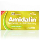 Amidalin com 20 Pastilhas Sabor Mel e Limão