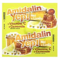 Amidalin Yep Mel e Limão Pastilhas