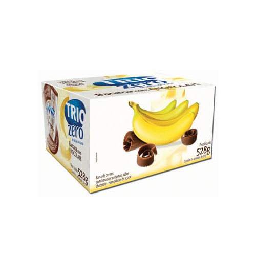 Barra Cereal Trio Zero Banana / Chocolate 25g