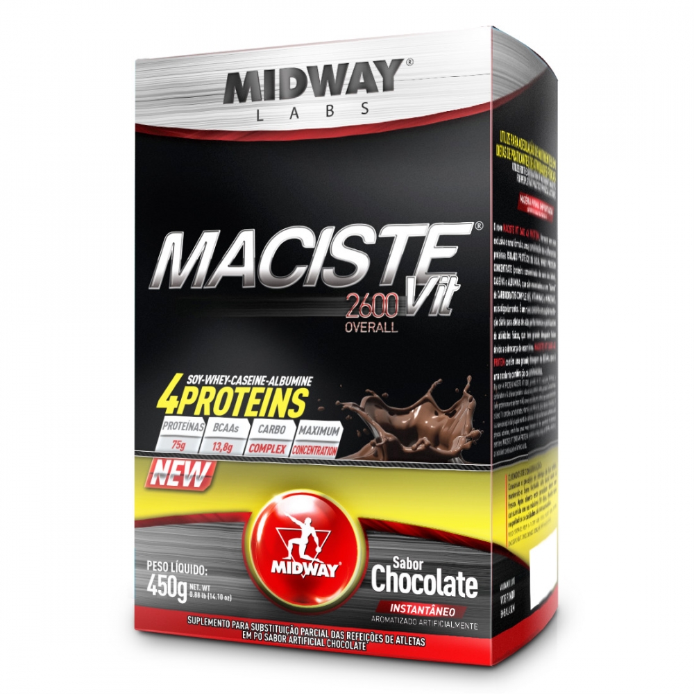 Massa Maciste 2600 Chocolate 450g