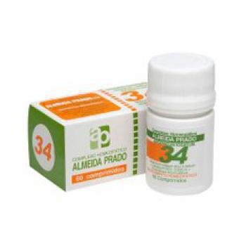 Complexo 34 Homeopático Alemida Prado 60 Comprimidos