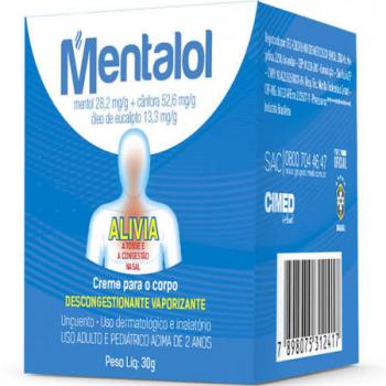 Mentalol 28,2mg + 52,6mg + 13,3mg 30g