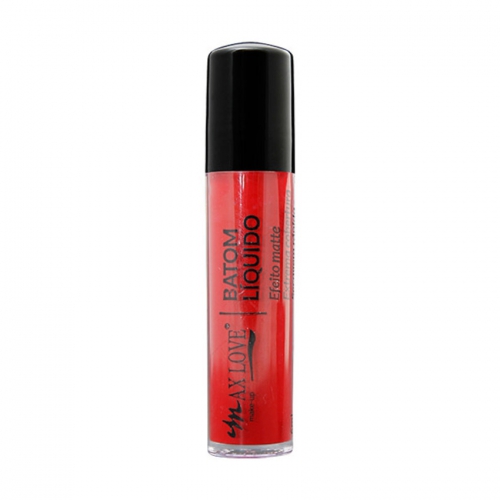 Batom max love liquido matte cor ruby
