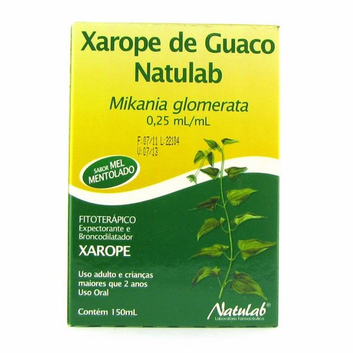 Xarope de Guaco 117,6mg Natulab Sem Acucar 150ml