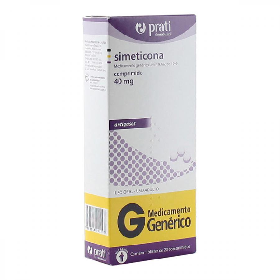 Simeticona 40mg 20 comprimidos