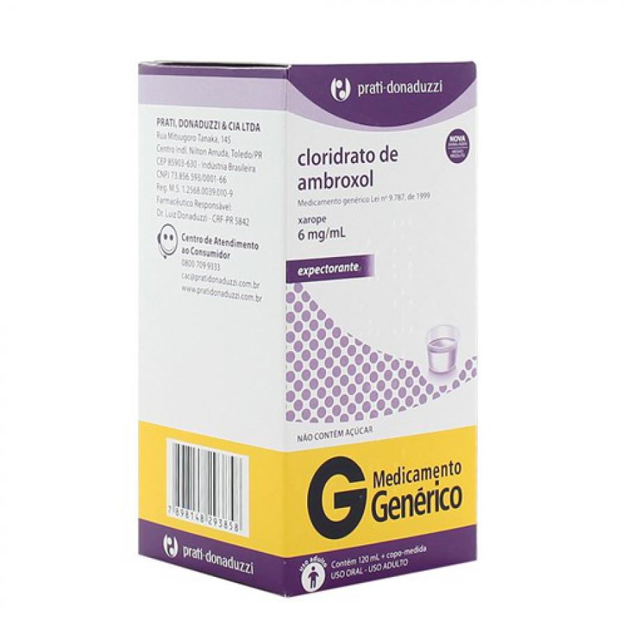 Cloridrato de ambroxo adulto 120ml