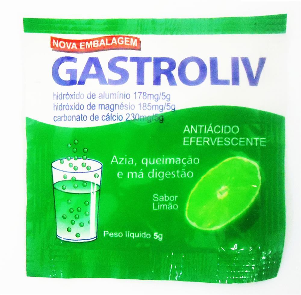 Gastroliv Sabor Limao com 1 Envelope 5g