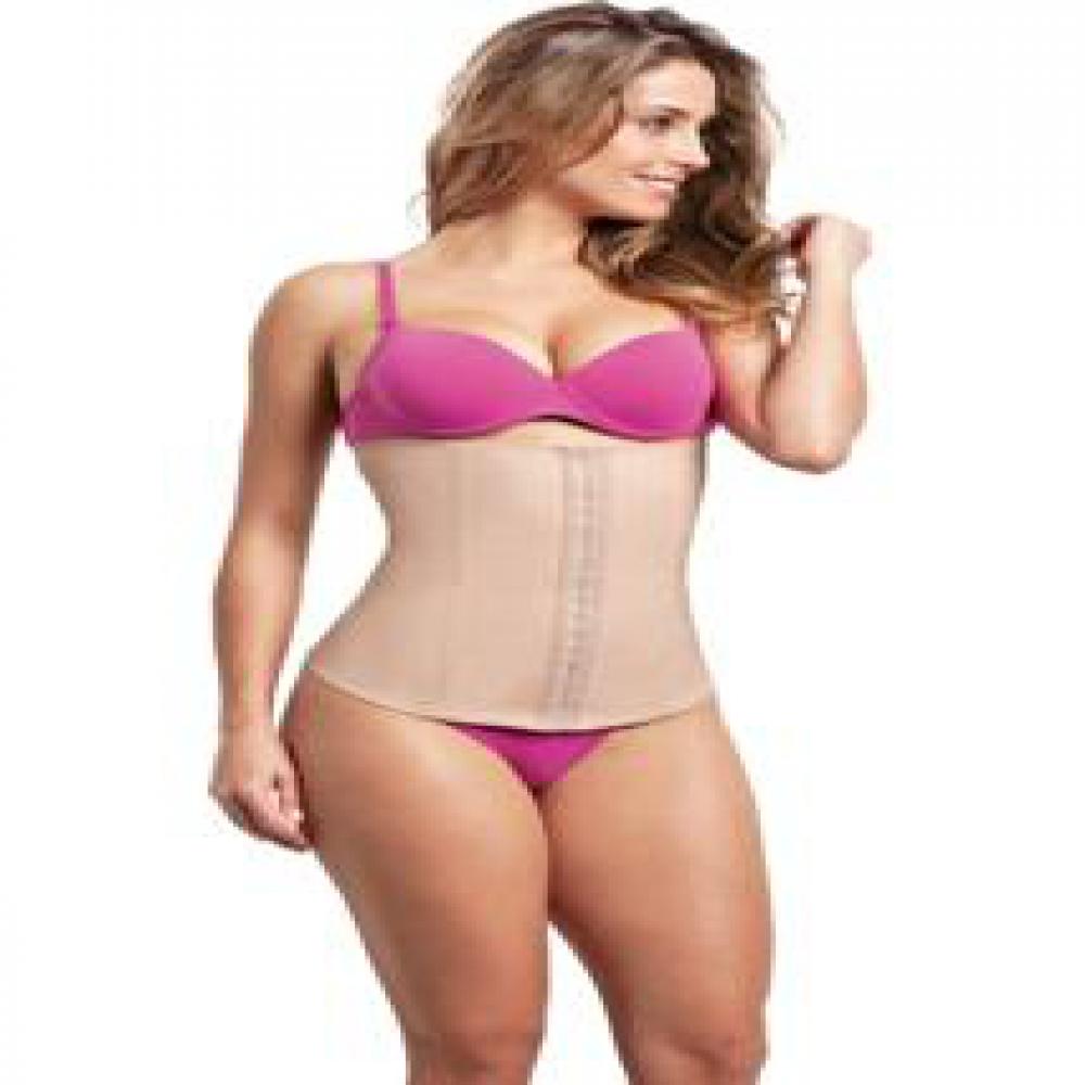 Cinta modelaor postura feminino bege grande