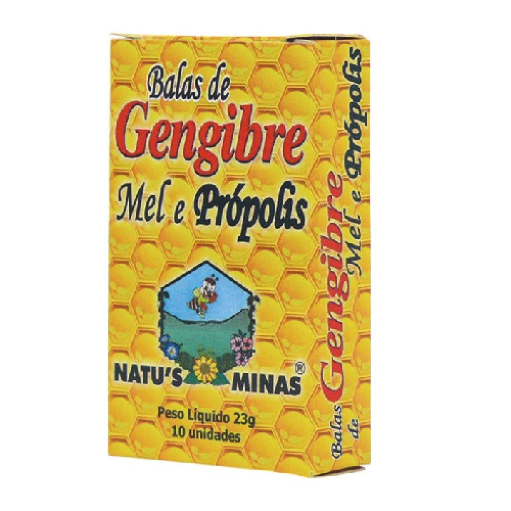Bala gengibre Natus minas 23g