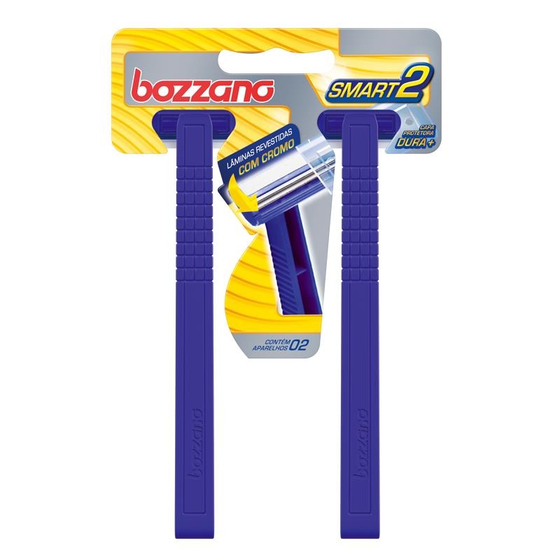 Aparelho De Barbear Bozzano Smart 1 Descartável 2 Unidades