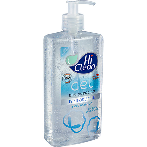 Gel Antiseptico HI CLEAN - Extrato de Algodao 500ML