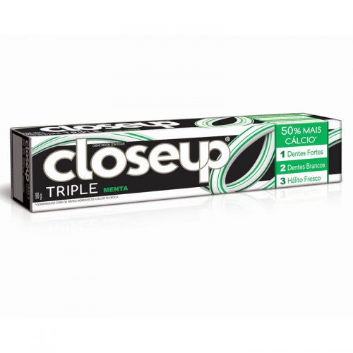 Creme Dental Close UP Triple Menta Silver 90g