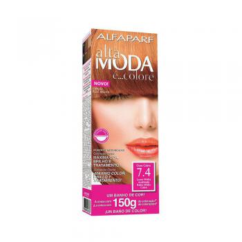 TINTURA ALTA MODA 7.4 LOURO MEDIO ACOBREADO UN 1