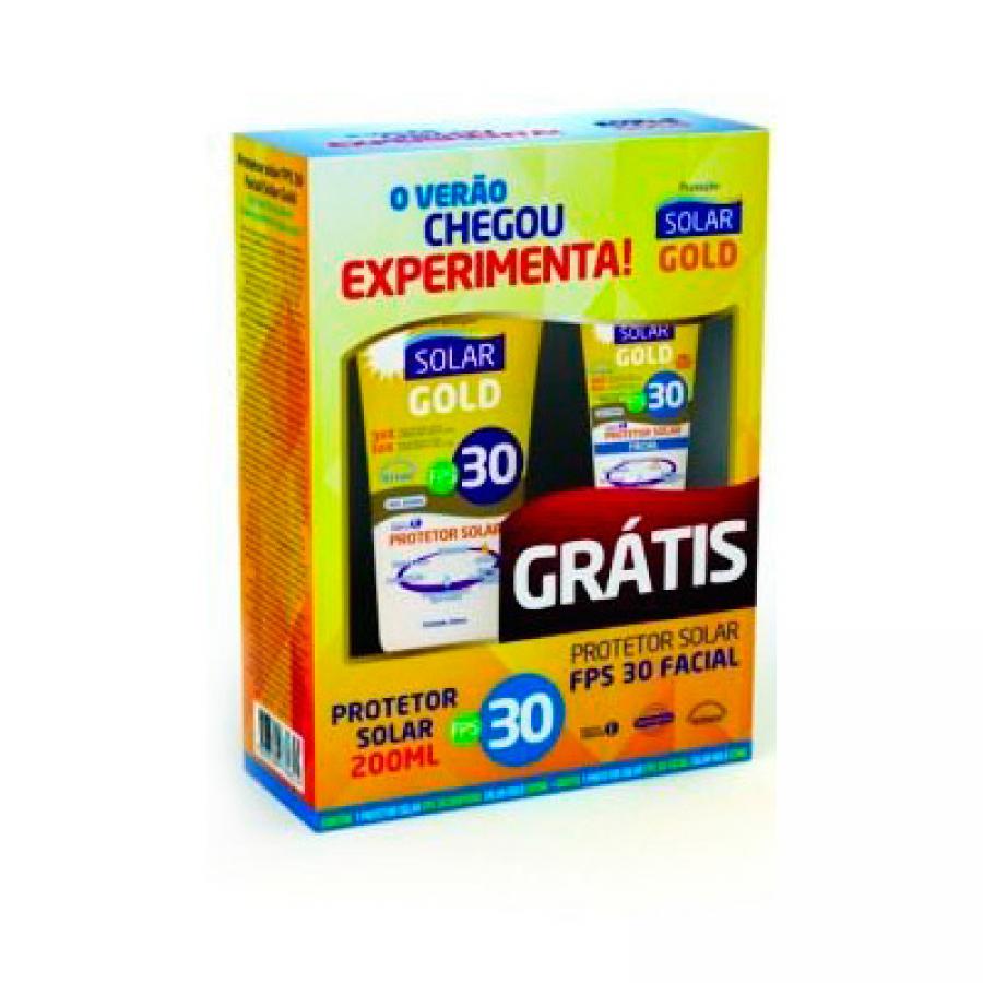 Protetor Solar Gold Kit Corporal e Facial Fator 30