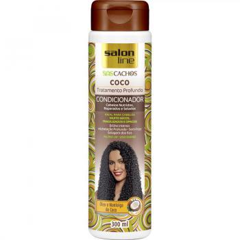 Condicionador Sos Cachos Coco Salon Line 300ml