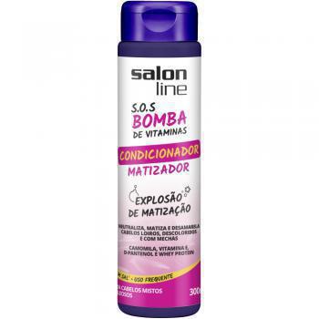 Condicionador Matizador Salon Line S.O.S Bomba Cabelos Mistos a Oleosos - 300ml