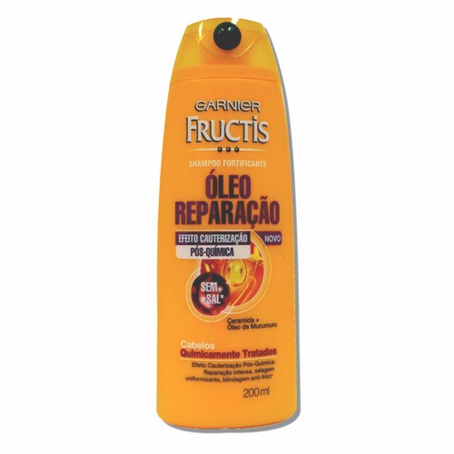 SHAMPOO FRUCTIS ÓLEO REPARAÇÃO PÓS QUÍMICA 200ML