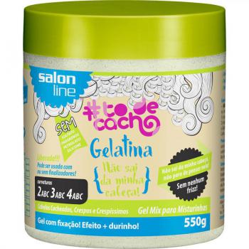 Gelatina #TodeCacho Super Definição Salon Line 550g