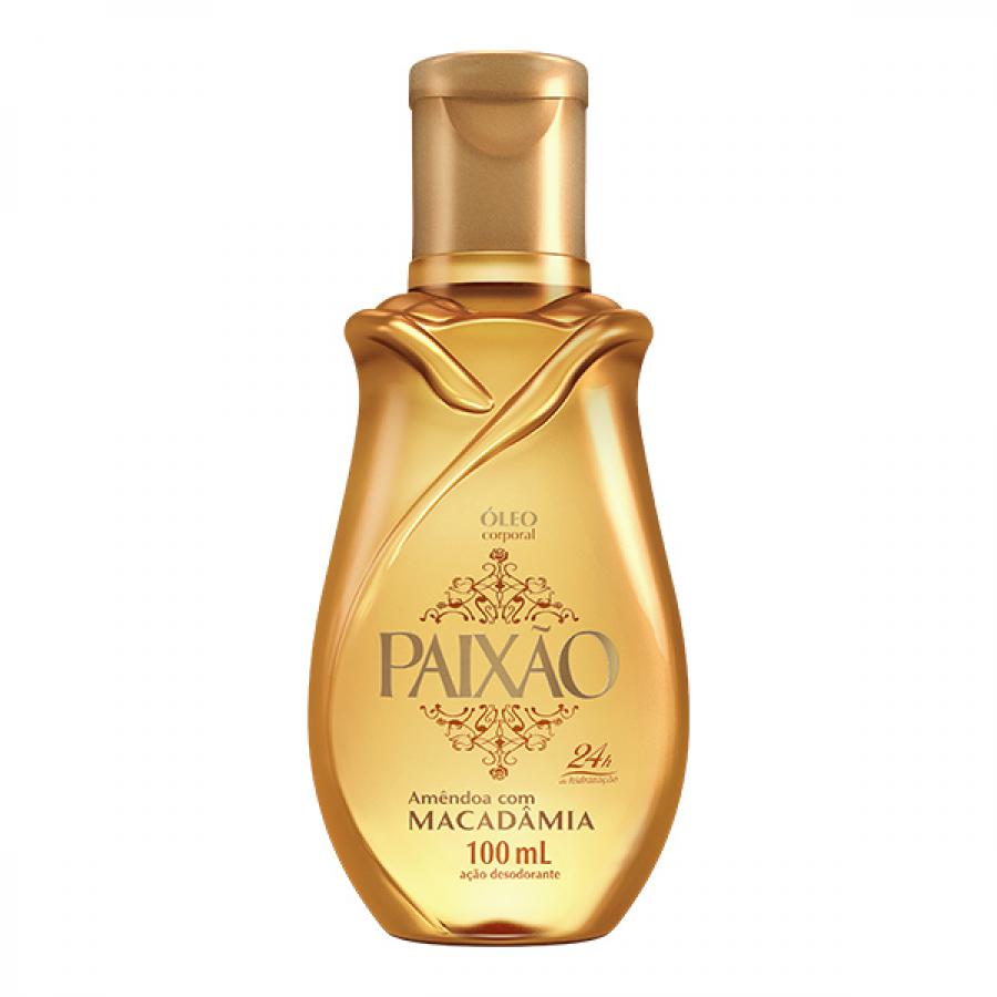 Oleo Corporal Desodorante Paixao Amendoas com Macadamia 100ml