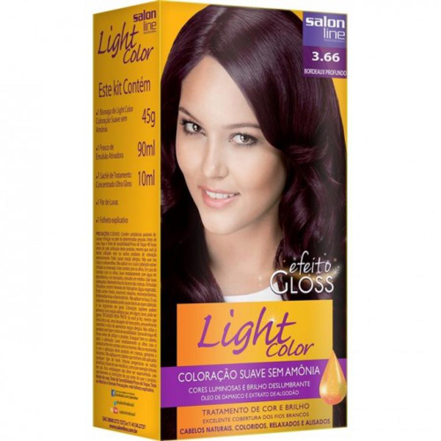 Tintura salon line light color 3.66