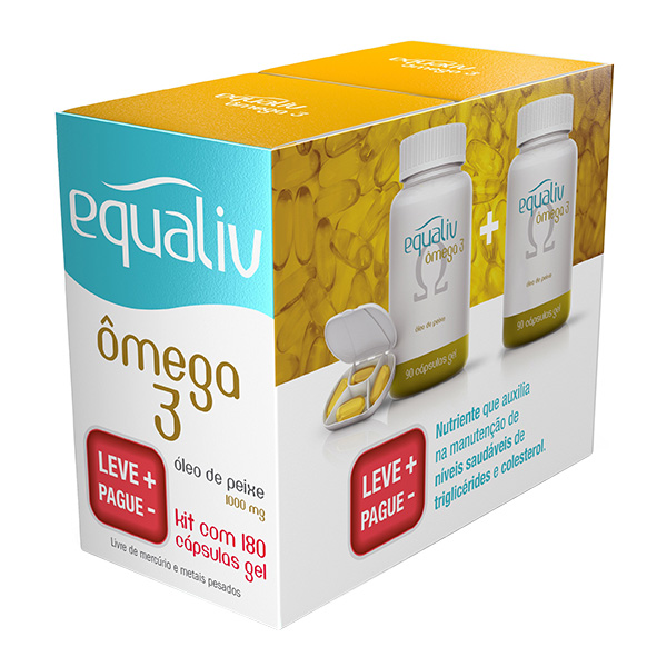 Equaliv Omega 3 Leve 2 Pague 1 Com 90 Capsulas