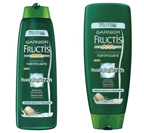 Shampoo Garnier Fructis Reidratação 72h 300ml