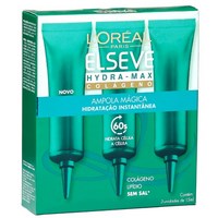 Ampola Magica Loreal Elseve Hydra-Max Colageno com 3 Ampolas 15ml
