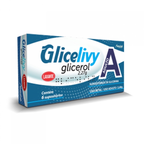 Supositorio Adulto Glicelivy 6 Unidades
