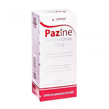 Pazine 315mg, caixa com 30 comprimidos revestidos